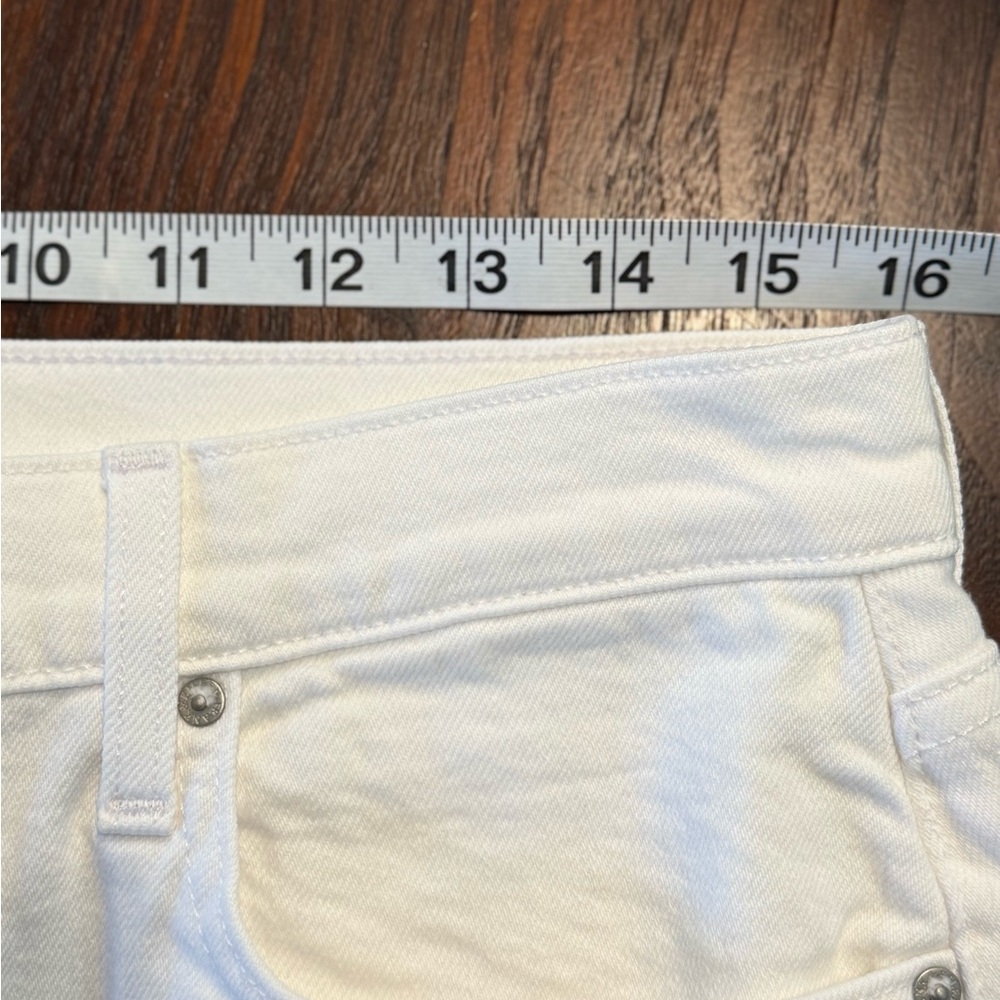 NIB Frank & Eileen Italian vintage Monaghan White Jeans - Picture 10 of 13